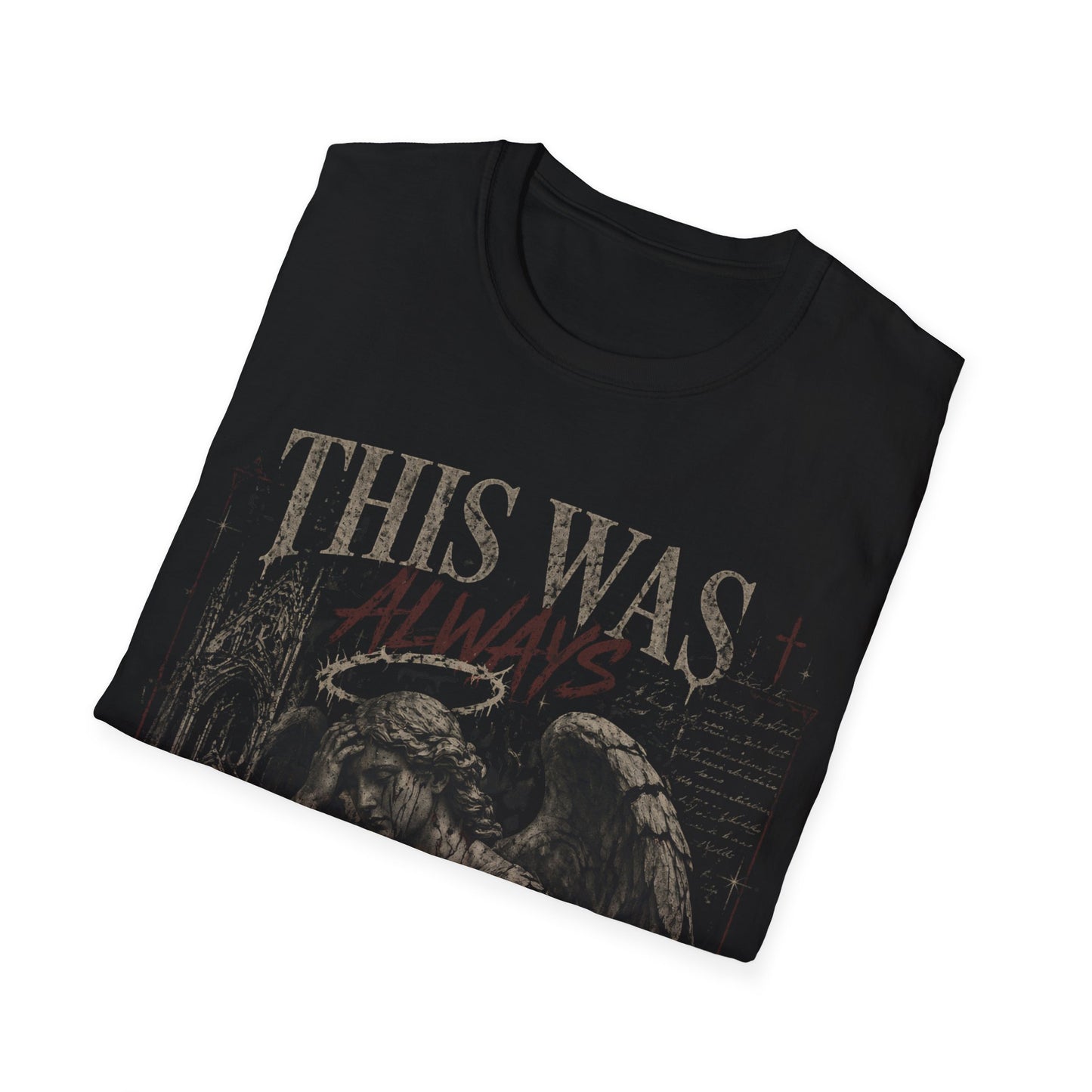 This Was Going To End Badly T-Shirt | Fallen Angel Graphic Tee