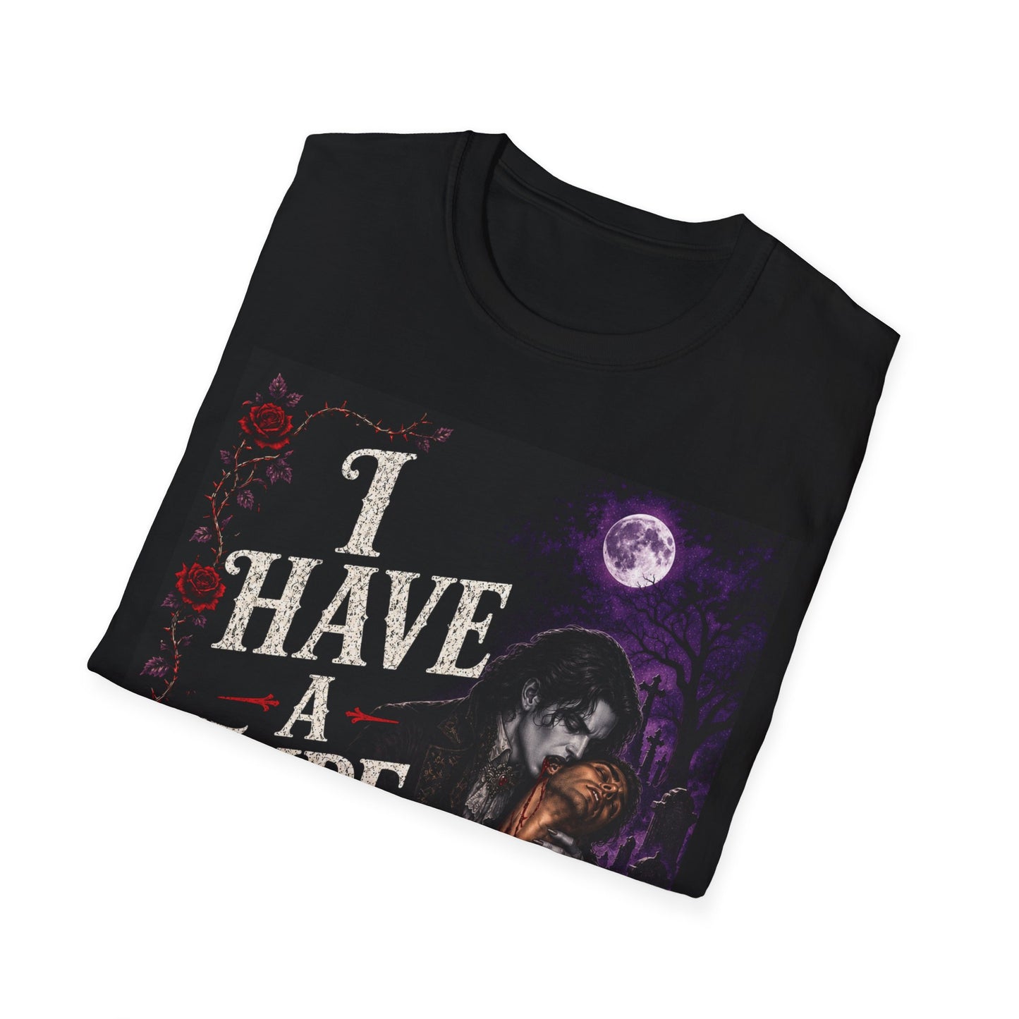 Vampire Sexy Bromance -I Have A Type Classy Anne Rice Style Tee