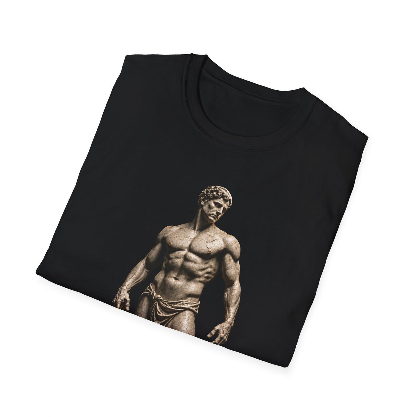 Chiseled Statue Tee — "Chiseled Enough For You?" Funny Art & Gym T-Shirt