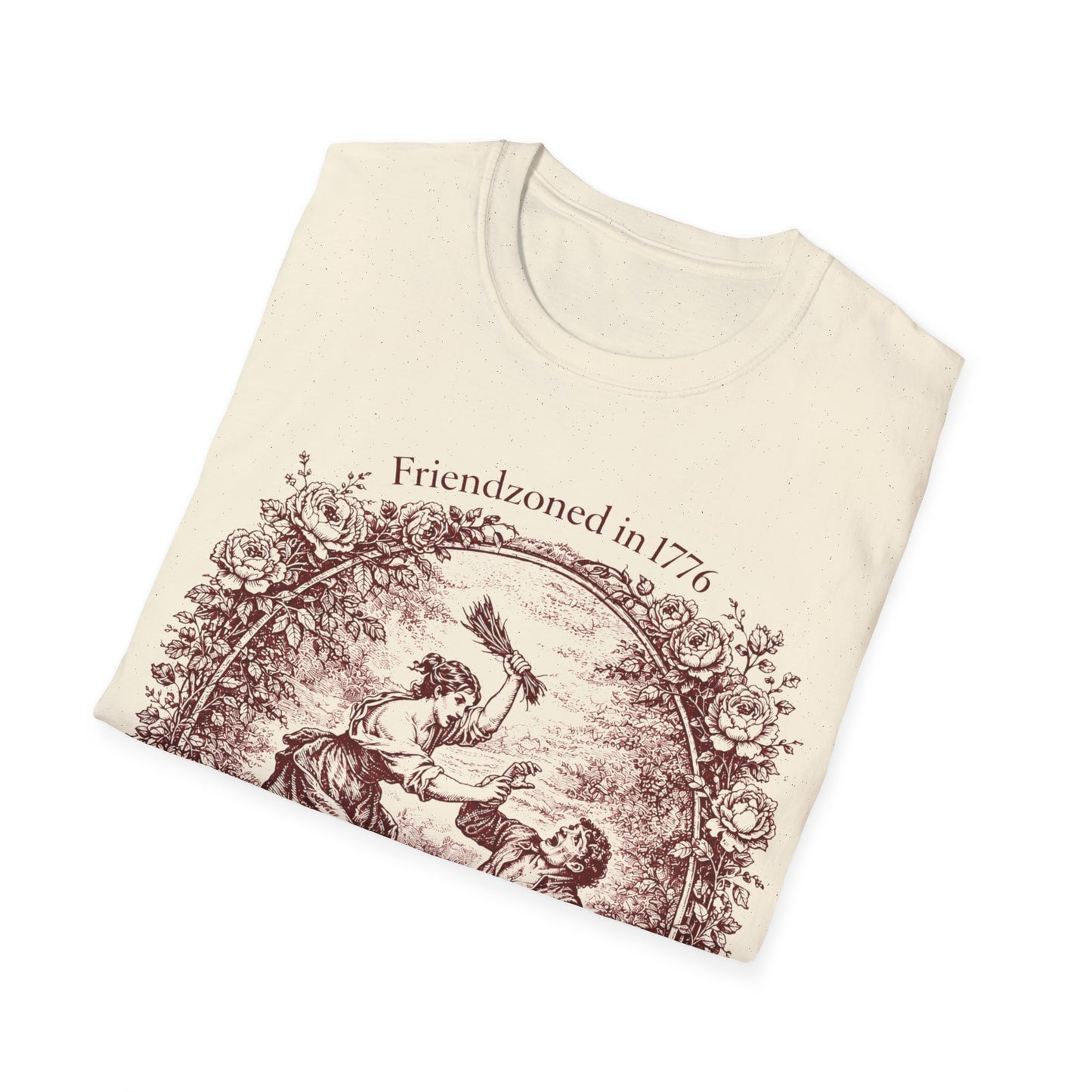 Toile French Lover's Quarrel T-Shirt — "Friendzoned in 1776"