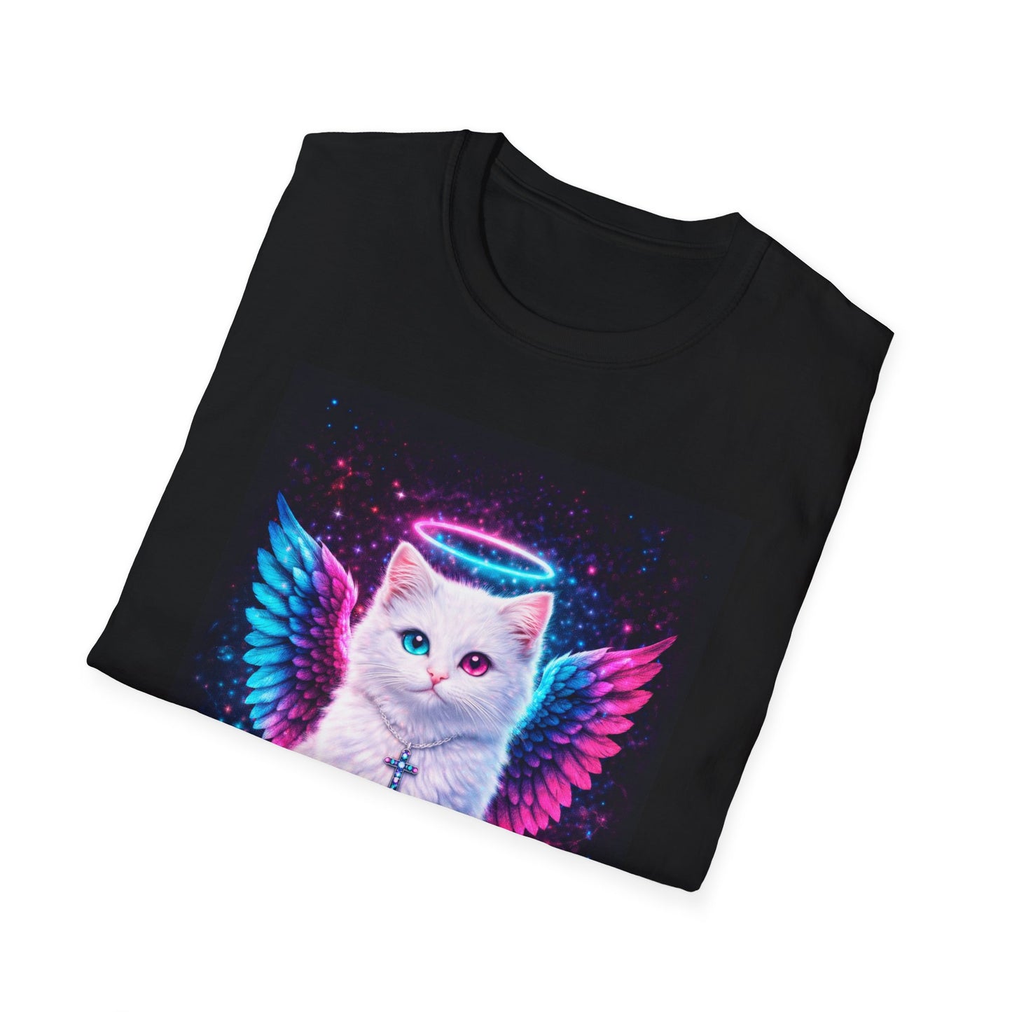 NEON Angel Kitten White