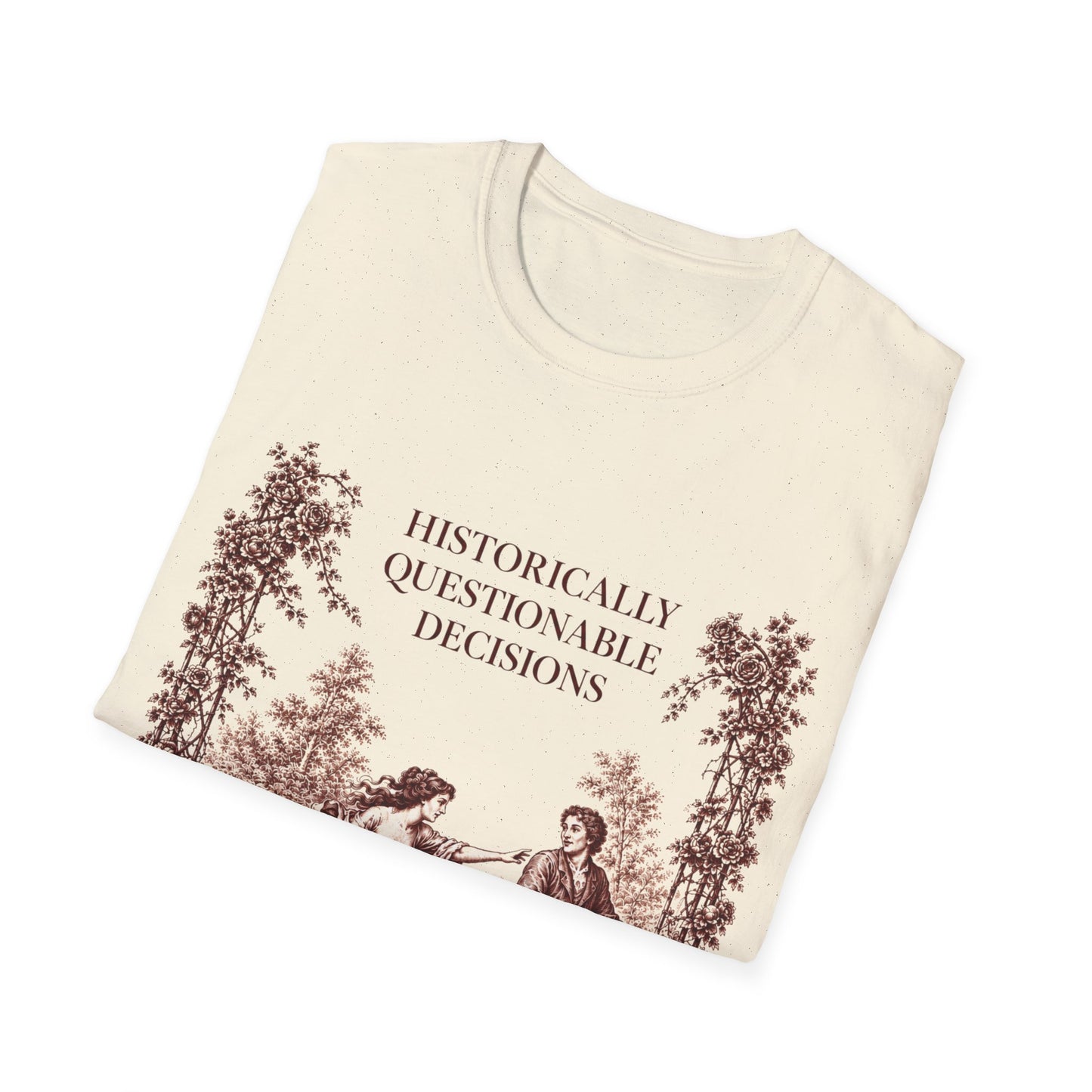 Historically Questionable Decisions Vintage Graphic T-Shirt