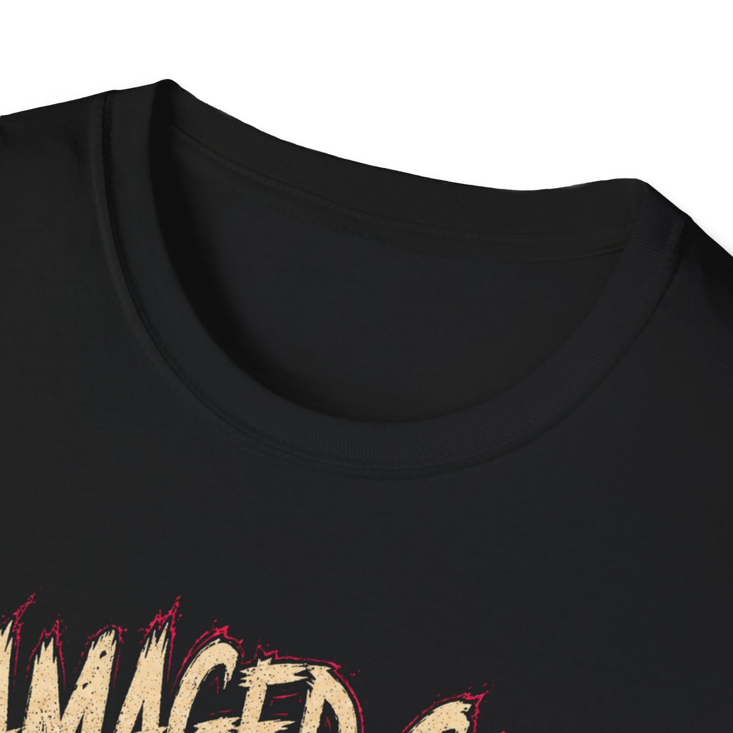 Damaged Goods snake heart graphic T-Shirt | roses, dagger, vintage tattoo style