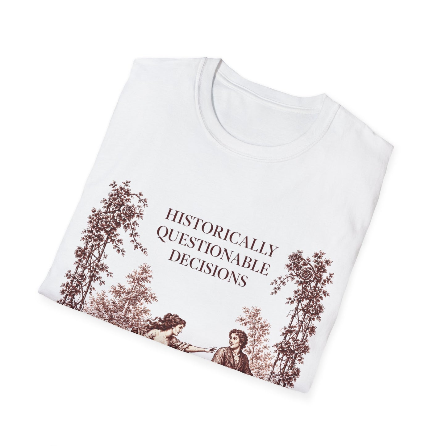 Historically Questionable Decisions Vintage Graphic T-Shirt