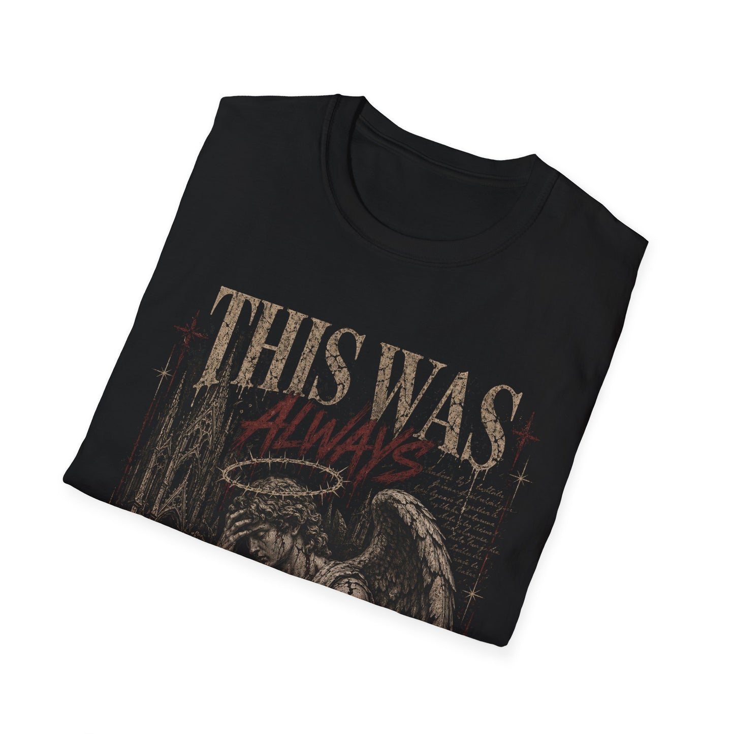 This Was Alwas Going To End Badly T-Shirt-Gothic Angel