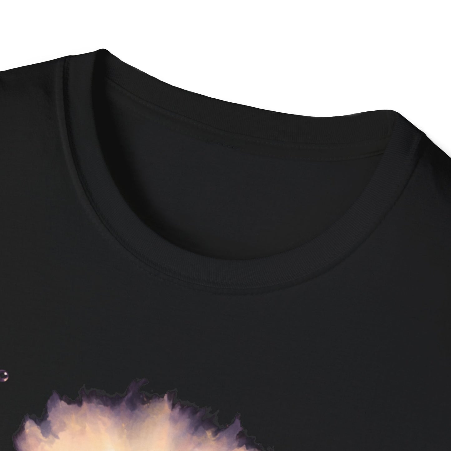 Abstract Floral Inkblot T-Shirt | Watercolor Rorschach Flower Design