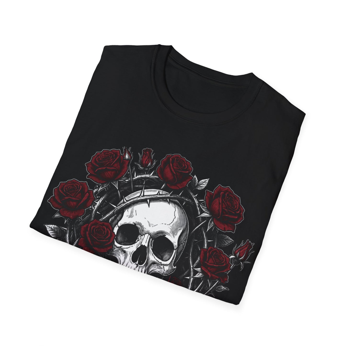 AA"Thorn & Silence" Gothic Graphic T-Shirt