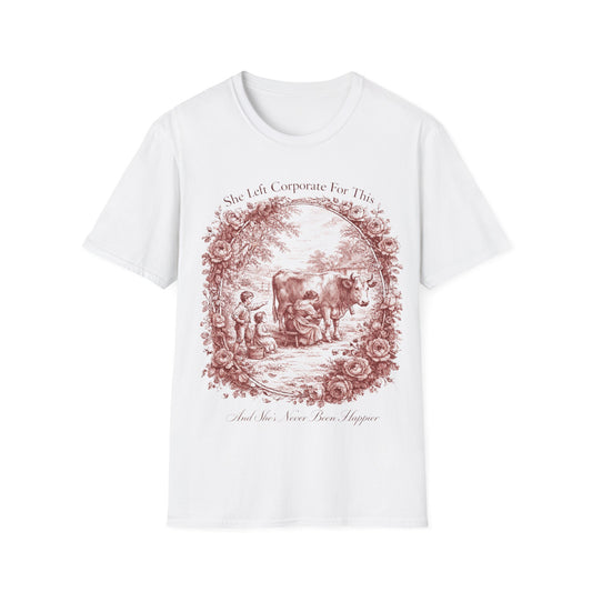 "She Left Corporate for This" The OG Trad Wife Graphic Tee