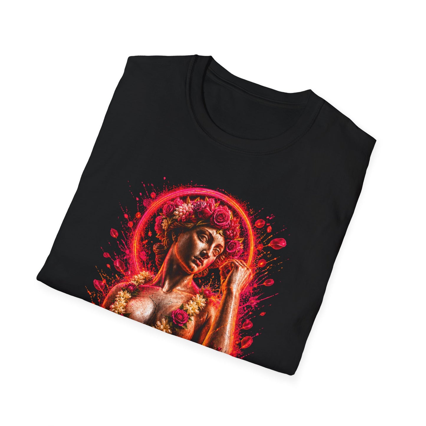 Neon Vacation 'I Attract Disasters' Floral Pinup Graphic Tee