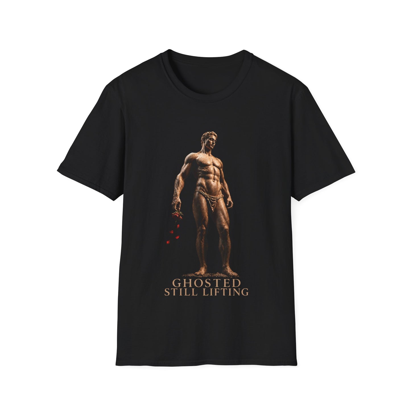 Ghosted Still Lifting T-Shirt | Statue Fitness Graphic Tee