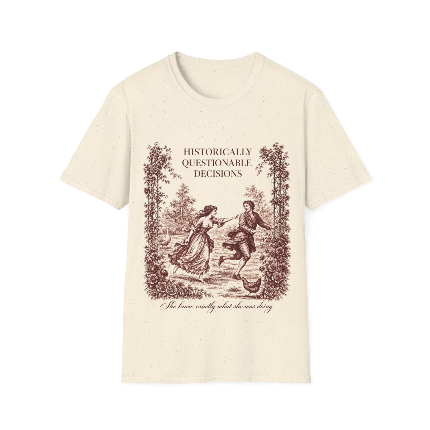 Historically Questionable Decisions Vintage Graphic T-Shirt