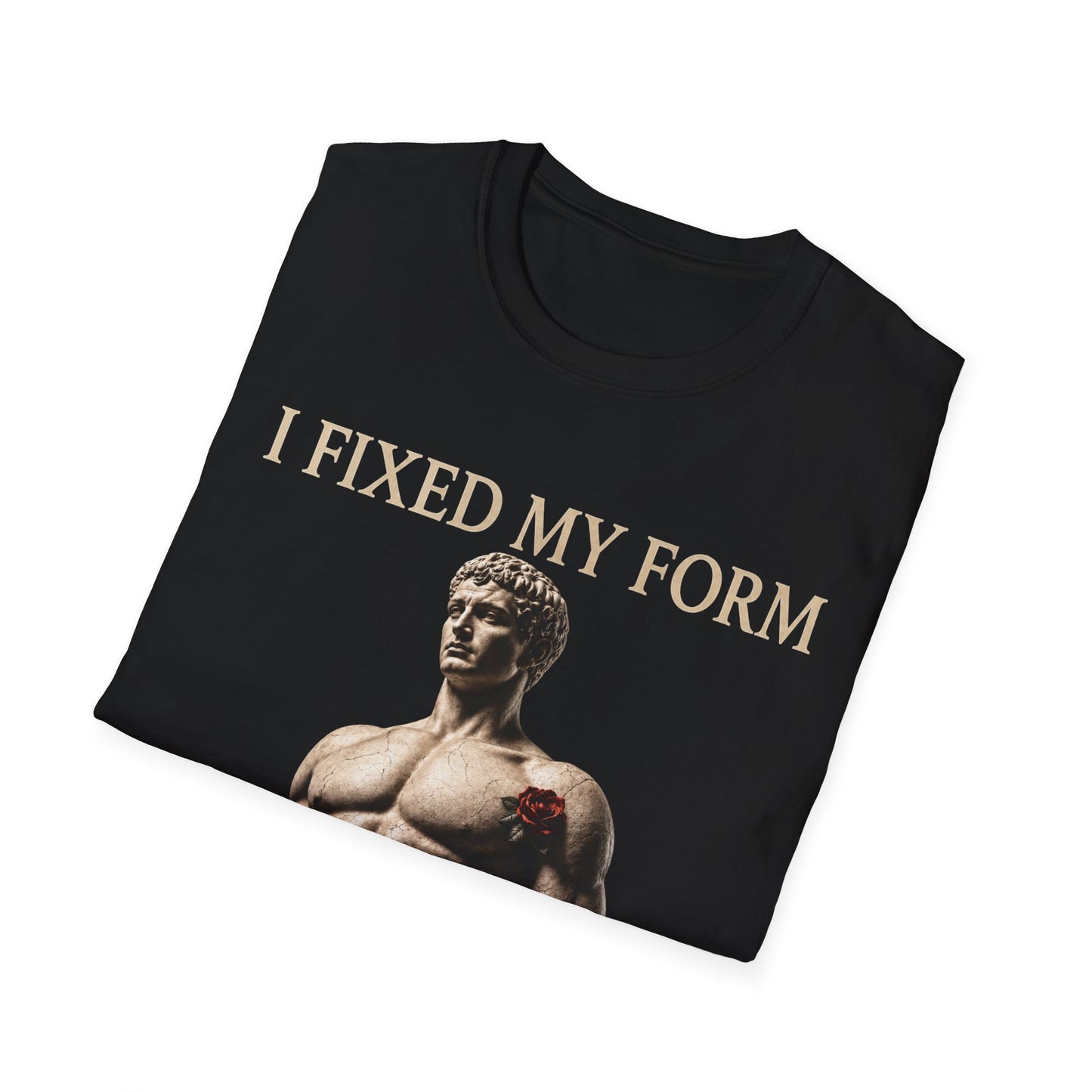 I Fixed My Form Not My Life T-Shirt — Fitness Gym Motivational Tee