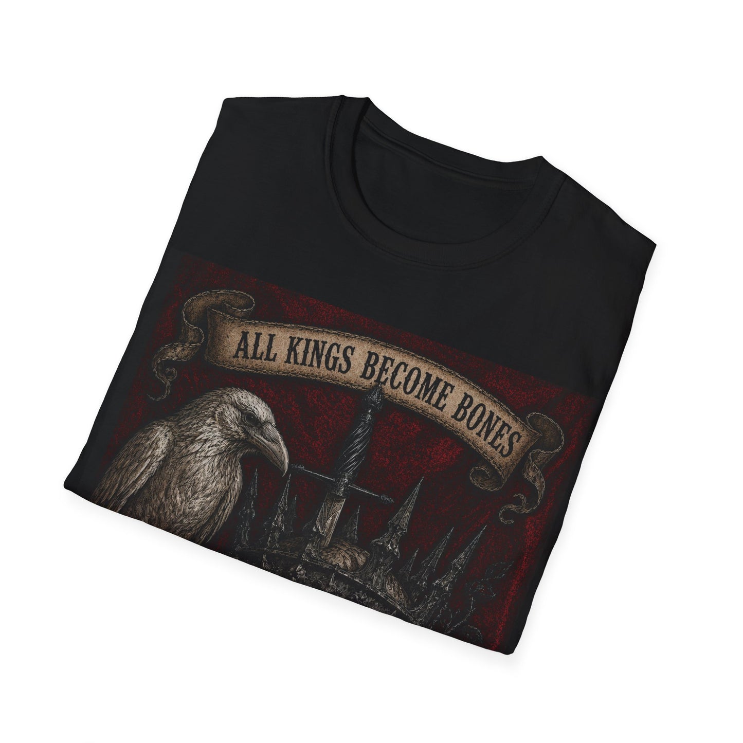 All Kings Become Bones T-Shirt | Raven & Roses