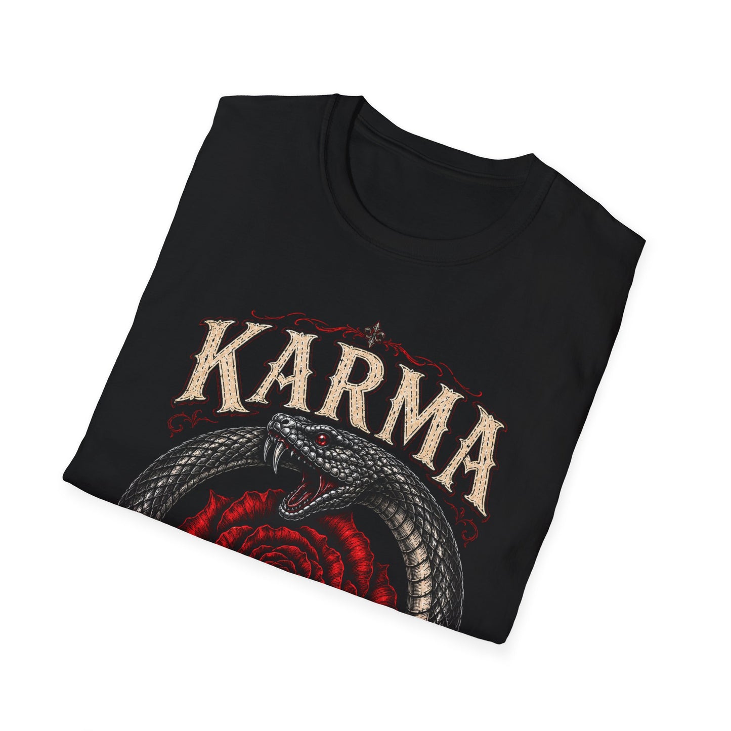 Karma Bites Back Black and Red