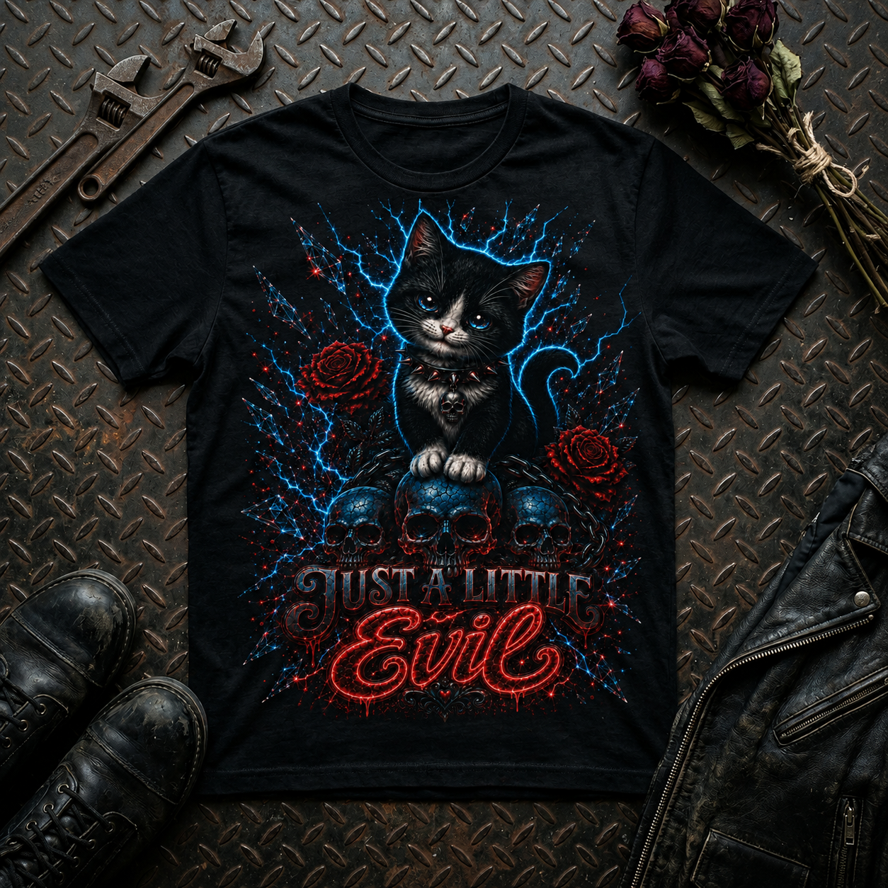 'Just a Little Evil' Problem Kitten