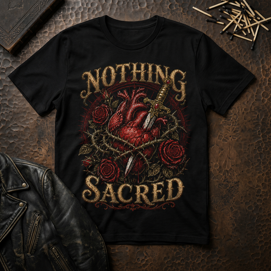 "Nothing Sacred" Graphic T-Shirt