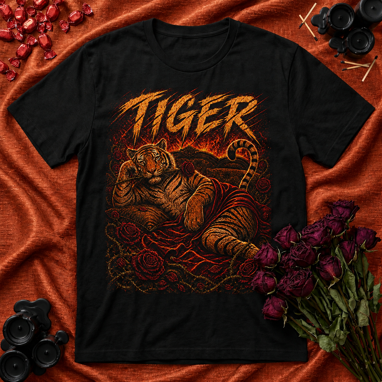 Frisky Languid Tiger T-Shirt