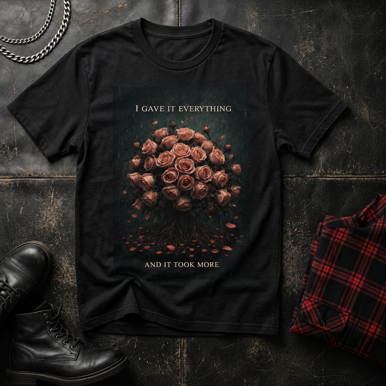 I Gave It Everything Roses T-Shirt