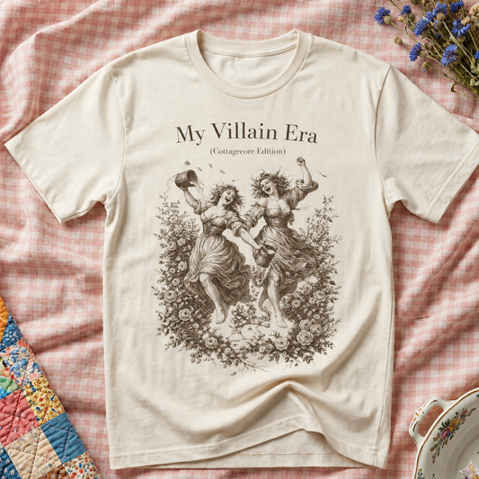 My Villain Era Wild Toile Girls Graphic T-Shirt