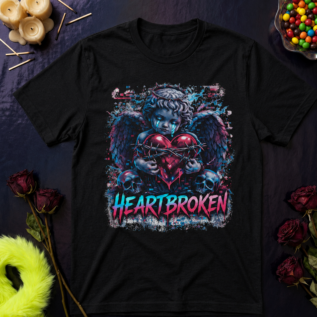 Heartbroken Cherub- NEON Glitch