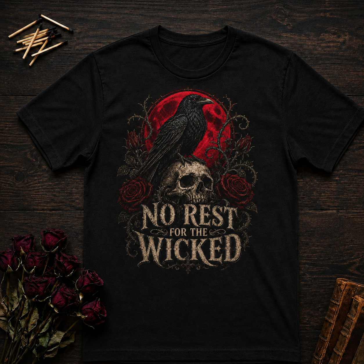 No Rest for the Wicked Deep Red